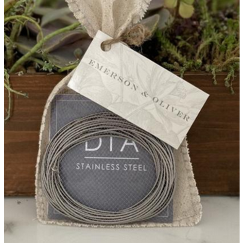 emerson & oliver Emerson & Oliver Stainless Steel Dia Bracelets 7" emerson & oliver Emerson & Oliver Stainless Steel Dia Bracelets 7"