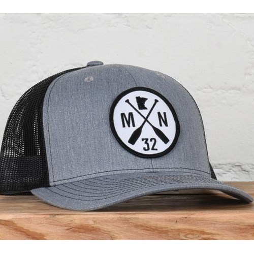 Sota Clothing Sota Classic MN Paddle Snapback Grey/Blk Sota Clothing Sota Classic MN Paddle Snapback Grey/Blk