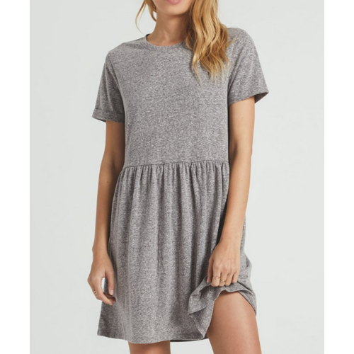 Z Supply Z Supply Lucia Tri Blend Dress Washed Blk Z Supply Z Supply Lucia Tri Blend Dress Washed Blk