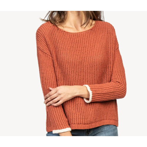 Lilla P Lilla P Open Stitch Swtr Harvest Lilla P Lilla P Open Stitch Swtr Harvest