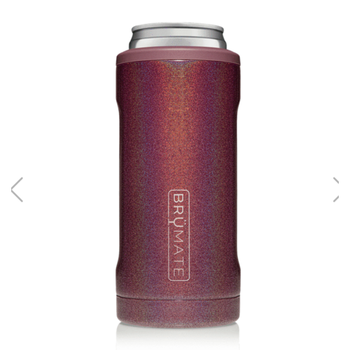 brumate Brumate Hopsulator SLIM Can Cooler Glitter Merlot brumate Brumate Hopsulator SLIM Can Cooler Glitter Merlot
