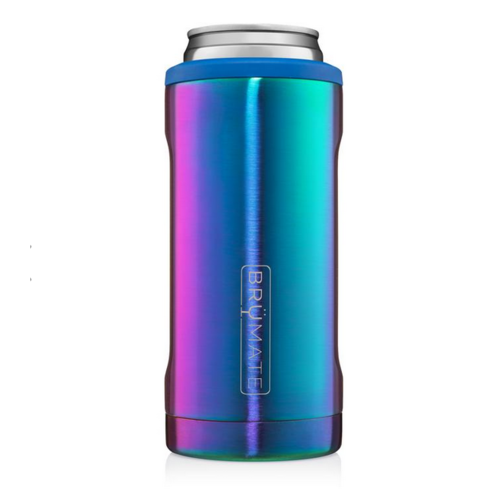 brumate Brumate Hopsulator SLIM Can Cooler Rainbow Titanium brumate Brumate Hopsulator SLIM Can Cooler Rainbow Titanium