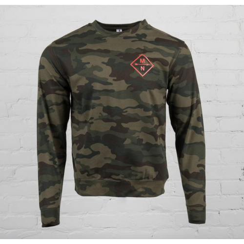 Sota Clothing Sota Kasota Camo Unisex Crewneck Forest Camo/Red Sota Clothing Sota Kasota Camo Unisex Crewneck Forest Camo/Red
