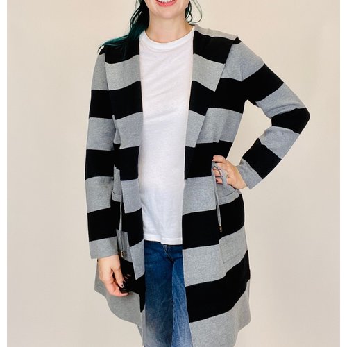Elena Wang Grey Stripe Elena Wang Grey Stripe