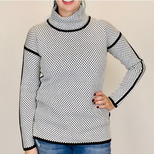 Elena Wang Wht Turtleneck Elena Wang Wht Turtleneck