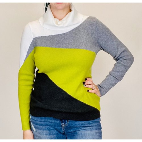 Elena Wang ColorBlock Cowl Elena Wang ColorBlock Cowl