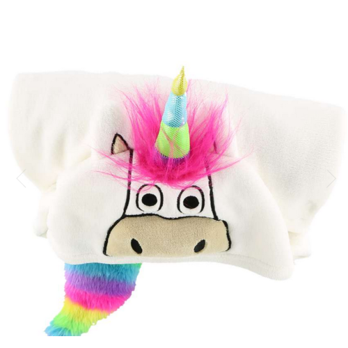 lazy one Lazy One Unicorn Critter Blanket lazy one Lazy One Unicorn Critter Blanket