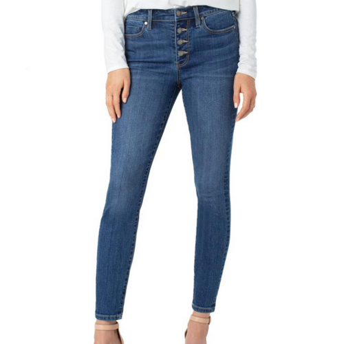 Liverpool Liverpool Abby Ankle Skinny Button 28" BARNES Liverpool Liverpool Abby Ankle Skinny Button 28" BARNES