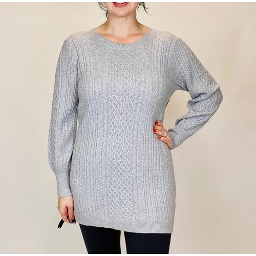 SISTERS Sisters Cable Tunic Grey SISTERS Sisters Cable Tunic Grey