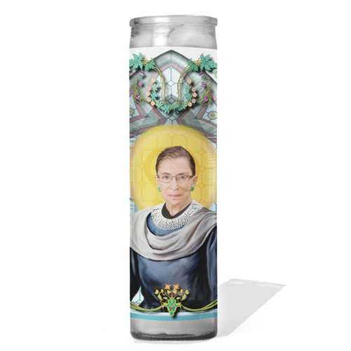 calm down caren RBG Celeb Prayer Candle calm down caren RBG Celeb Prayer Candle