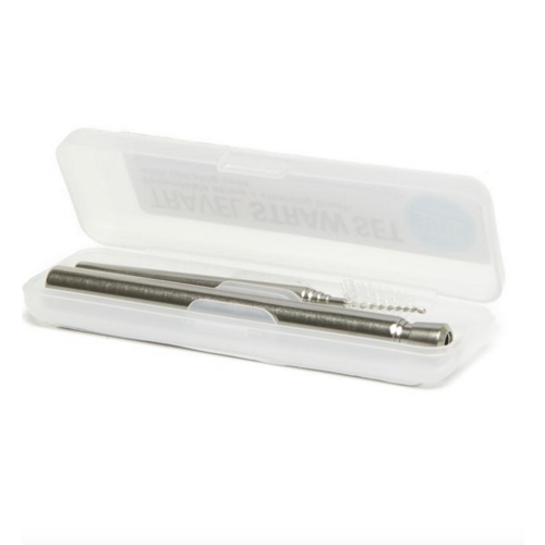 Kikkerland Kikkerland Travel Straw Set Kikkerland Kikkerland Travel Straw Set