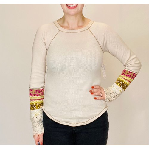 free people FRee People In the Mix Cuff LINEN COMBO free people FRee People In the Mix Cuff LINEN COMBO