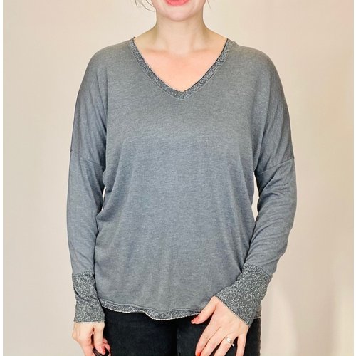 brand bazaar Brand Bazaar Glit Sleeve Grey brand bazaar Brand Bazaar Glit Sleeve Grey