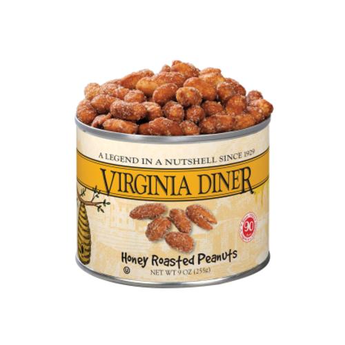 Virginia Diner Honey Roasted Peanuts 9oz Virginia Diner Honey Roasted Peanuts 9oz