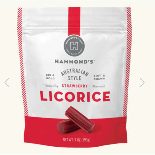 hammonds candies Hammonds Licorice Aust Style Red Strawberry 7oz hammonds candies Hammonds Licorice Aust Style Red Strawberry 7oz