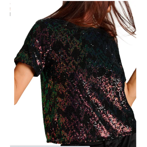 Sanctuary Sanctuary Glimmer Top BLKML CB1916BD7 Sanctuary Sanctuary Glimmer Top BLKML CB1916BD7