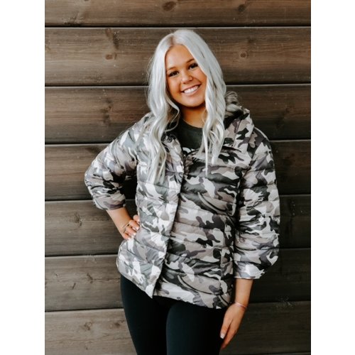 Anorak Missy Down Filled Coat NEUTRAL CAMO 50828CNP