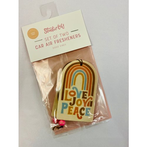 studio oh! Studio oh! Love Joy Peace Rainbow Air Freshener AF020 studio oh! Studio oh! Love Joy Peace Rainbow Air Freshener AF020
