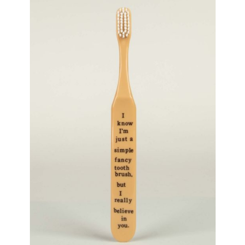 BLUE Q Blue Q Just a Simple Fancy Toothbrush BLUE Q Blue Q Just a Simple Fancy Toothbrush