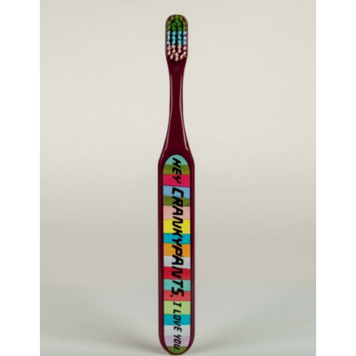 BLUE Q Blue Q Hey, Crankypants Toothbrush BLUE Q Blue Q Hey, Crankypants Toothbrush
