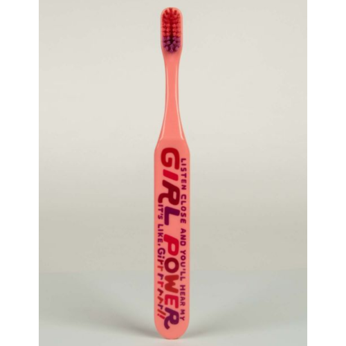 BLUE Q Blue Q Hear My Girl Power Toothbrush BLUE Q Blue Q Hear My Girl Power Toothbrush
