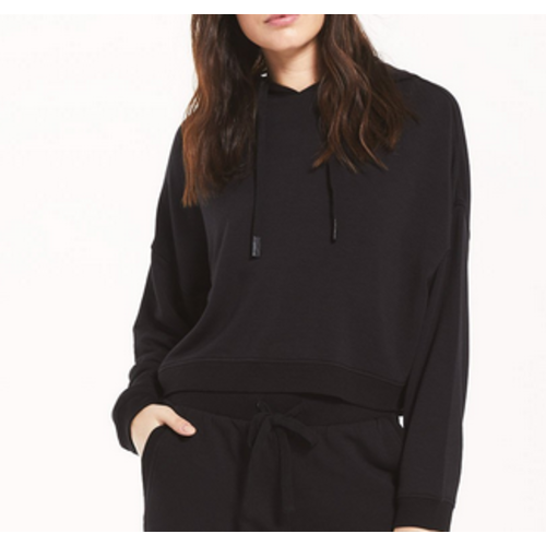 Z Supply Z Supply Soho Flc Hoodie Black Z Supply Z Supply Soho Flc Hoodie Black