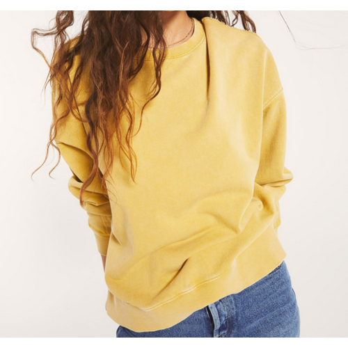 Z Supply Z Supply Kyro Sweatshirt Wsh Gold Z Supply Z Supply Kyro Sweatshirt Wsh Gold