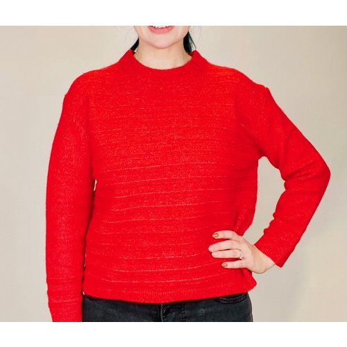 THML THML RED Crop Swtr THML THML RED Crop Swtr