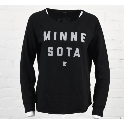 Sota Clothing Sota Warroad W's Crewneck Black Sota Clothing Sota Warroad W's Crewneck Black