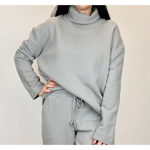 Mod-o-doc Mod-o-doc L/S Cocoon Tur Neck Tunic SLC Mod-o-doc Mod-o-doc L/S Cocoon Tur Neck Tunic SLC