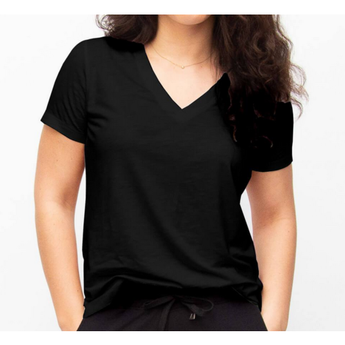 TASC Tasc Easy V Neck Blk TASC Tasc Easy V Neck Blk