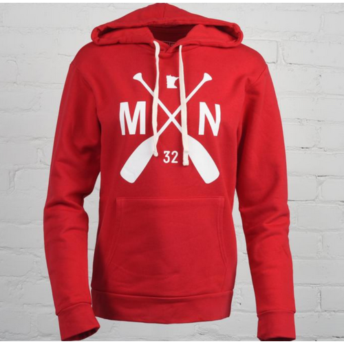 Sota Clothing Sota Holly Red Hoodie Red/Cream Sota Clothing Sota Holly Red Hoodie Red/Cream