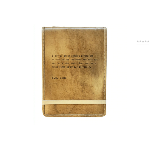 Sugarboo Leather Journal- E.B. White Sugarboo Leather Journal- E.B. White