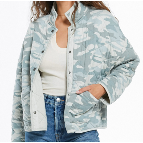 z supply maya camo quilted jacket