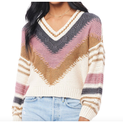 saltwater luxe Saltwater Luxe Hailee LS Swtr Multi saltwater luxe Saltwater Luxe Hailee LS Swtr Multi