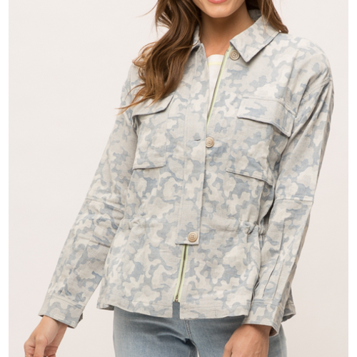 Mystree Mystree Puff Sleeve Util Jkt Mystree Mystree Puff Sleeve Util Jkt