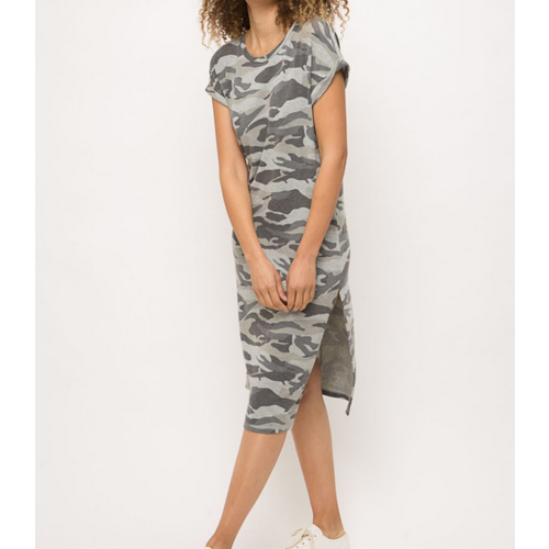 Mystree Mystree Maxi Dress Camo Gry Mystree Mystree Maxi Dress Camo Gry