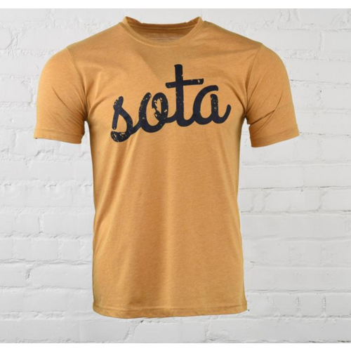 Sota Clothing Sota Timber Unisex Tee Ant Gold/Navy Sota Clothing Sota Timber Unisex Tee Ant Gold/Navy