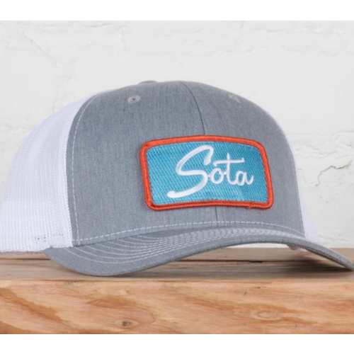 Sota Clothing Sota Taconite II Script Snapback Hthr Gry/White Sota Clothing Sota Taconite II Script Snapback Hthr Gry/White