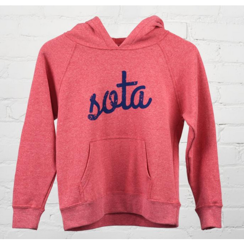 Sota Clothing Sota Juniper Youth Hoodie Hthr Red/Blue Sota Clothing Sota Juniper Youth Hoodie Hthr Red/Blue