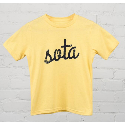 Sota Clothing Sota Honeycomb Youth Tee Banana Cream Sota Clothing Sota Honeycomb Youth Tee Banana Cream