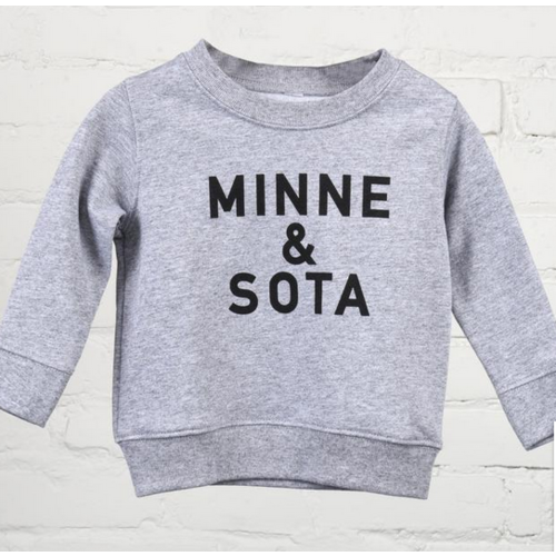 Sota Clothing Sota Grey Duck Toddler Crewneck Hthr Gry/Blk Sota Clothing Sota Grey Duck Toddler Crewneck Hthr Gry/Blk