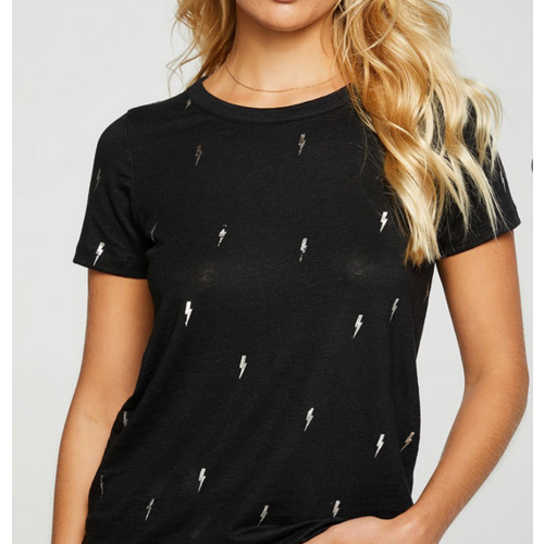 Chaser Chaser Linen Jers Basic T Blk Chaser Chaser Linen Jers Basic T Blk