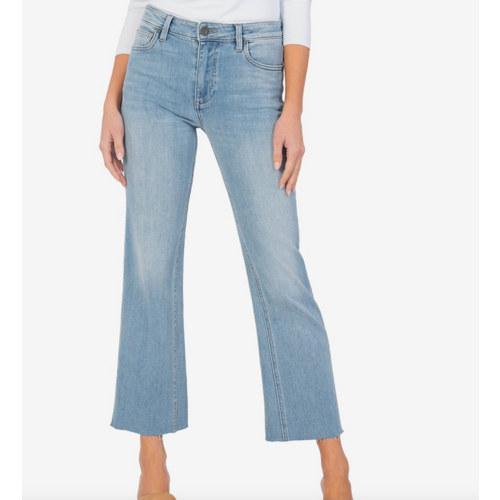 Kut Kut Kelsey High Rise Ank Raw Hem DGFDL Kut Kut Kelsey High Rise Ank Raw Hem DGFDL