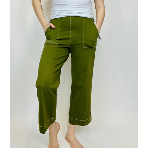 Lysse Lysse Jade Wide Leg Khaki Jungle Lysse Lysse Jade Wide Leg Khaki Jungle