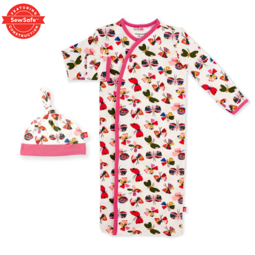 magnificent baby Mag Baby Flitter Flutter Gown Set magnificent baby Mag Baby Flitter Flutter Gown Set