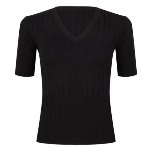 Esqualo Esqualo Knit V Blk Esqualo Esqualo Knit V Blk