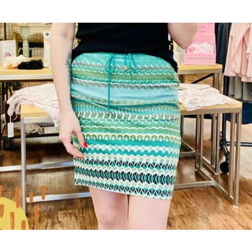Esqualo Esqualo Garden Skirt Green Esqualo Esqualo Garden Skirt Green