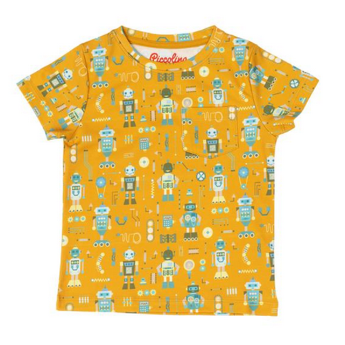 piccolina Piccolina Printed Pocket T Robotics piccolina Piccolina Printed Pocket T Robotics