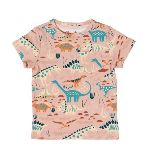 piccolina Piccolina Printed Pocket T Paleontology piccolina Piccolina Printed Pocket T Paleontology